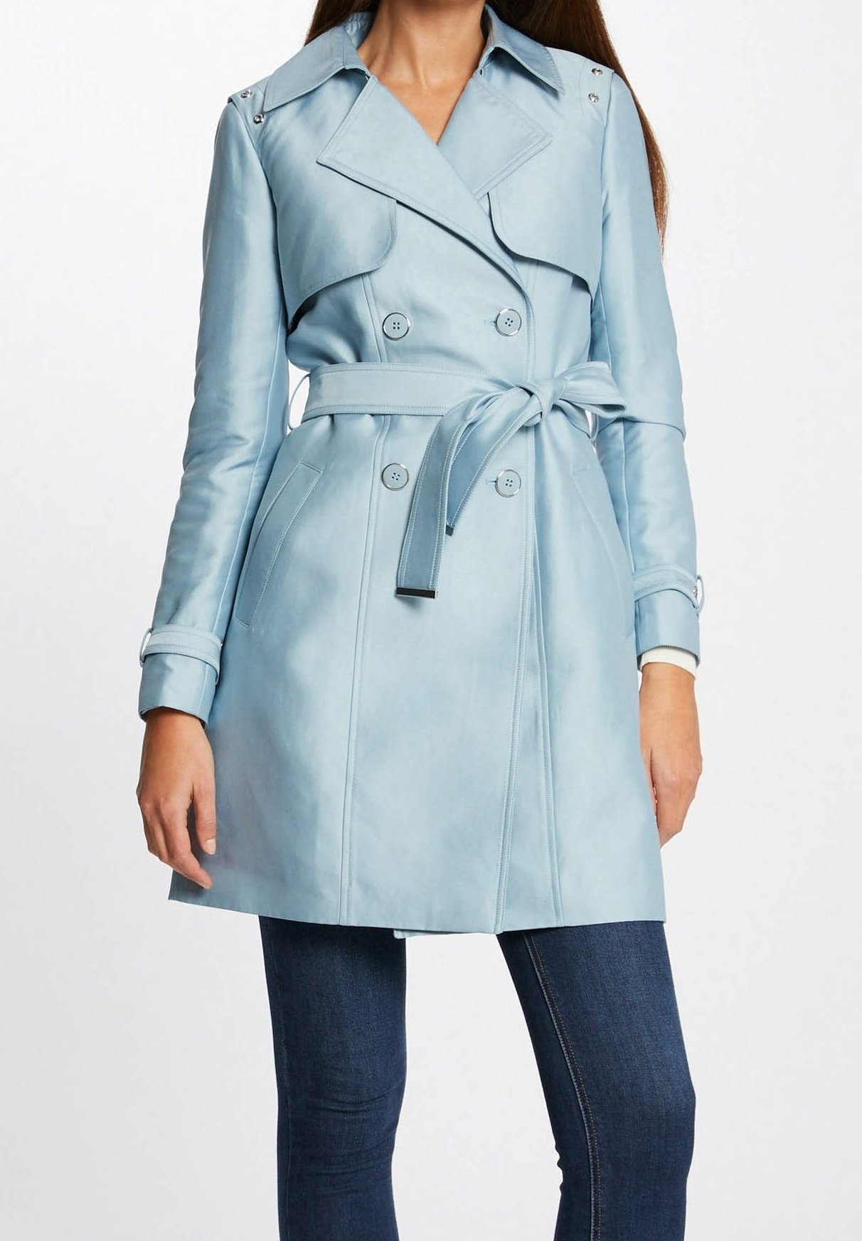 Morgan Gabardina - light blue/azul claro - (Segunda mano) - Zalando.es
