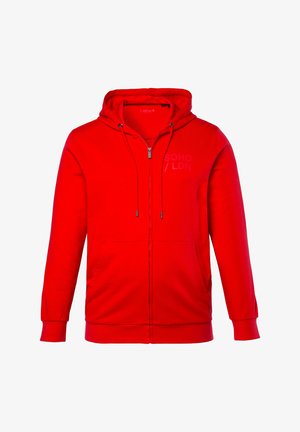 Men Plus, HOODED UP TO 8 XL - Sweatjakke - chilli red