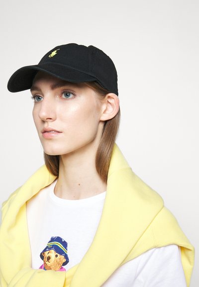 Polo Ralph Lauren COTTON CHINO BALL CAP - Boné - black/neon yellow