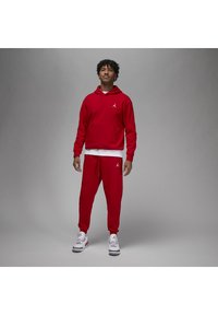 Jordan M J ESS FLC PO - Felpa con cappuccio - gym red gym red gym red white
