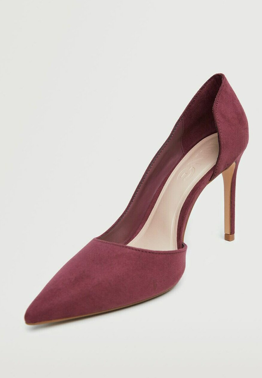 zapatos burdeos mango