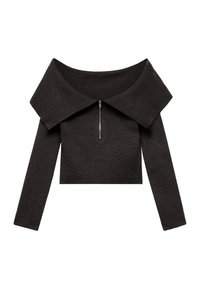 Trui - mottled dark brown