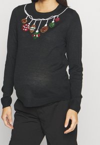 ONLY MATERNITY Neule - black