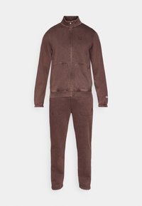 Champion WASH SWEATSUIT FULL ZIP SUIT SET - Trainingsanzug - brown