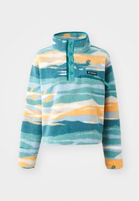 HELVETIA™ II PRINTED CROPPED HALF SNAP - Fleecetröja - teal/rogue valley