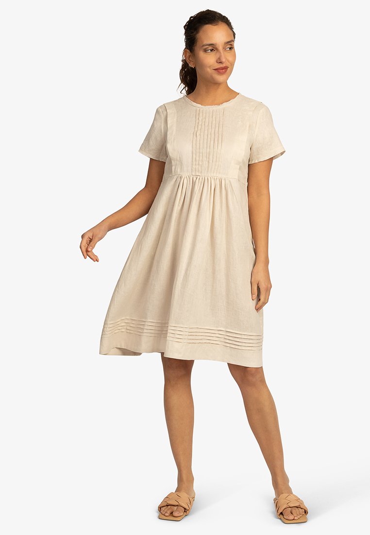 mint&mia Jurk zandkleur