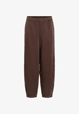 Object, TROUSERS RELAXED BARREL - Wide Leg - seal brown