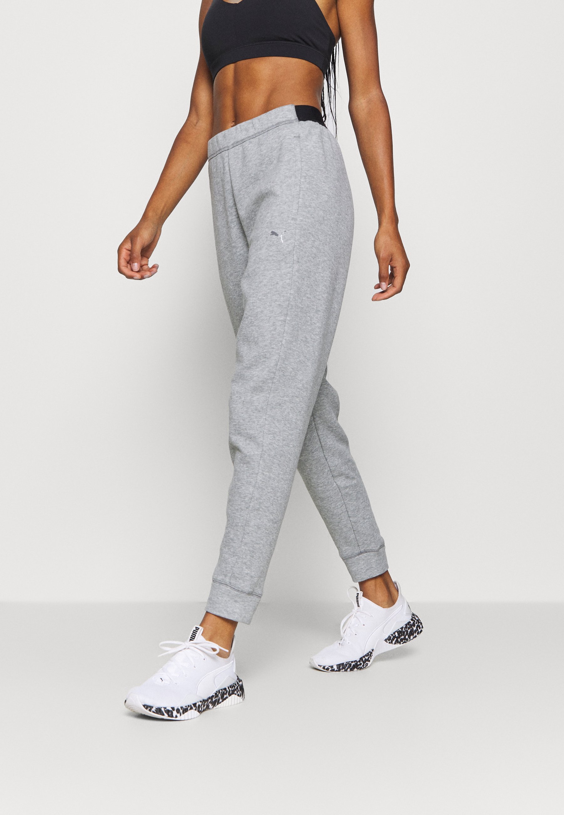 puma tracksuit bottoms grey