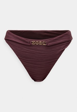KARL LAGERFELD LETTERS CHEEKY BOTTOM - Bikinio apatinė dalis - fudge