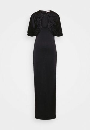 Et Ochs RUCHED CAPELET GOWN - Φόρεμα από ζέρσεϊ - black