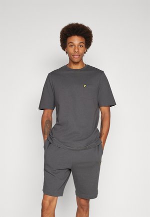 PLAIN POCKET - Tricou basic - gunmetal