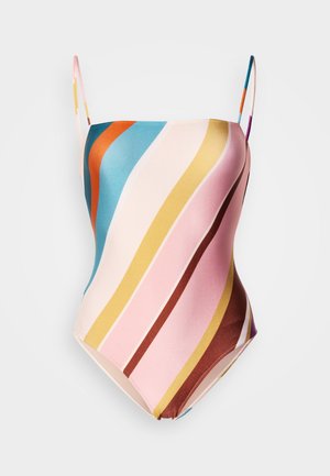STRIPES STRAPS SWIMSUIT - Baddräkt - unique