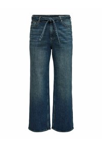 GESCHNITTEN VMCTESSA BEINSCHNITT JEANS - Wide Leg - medium blue denim