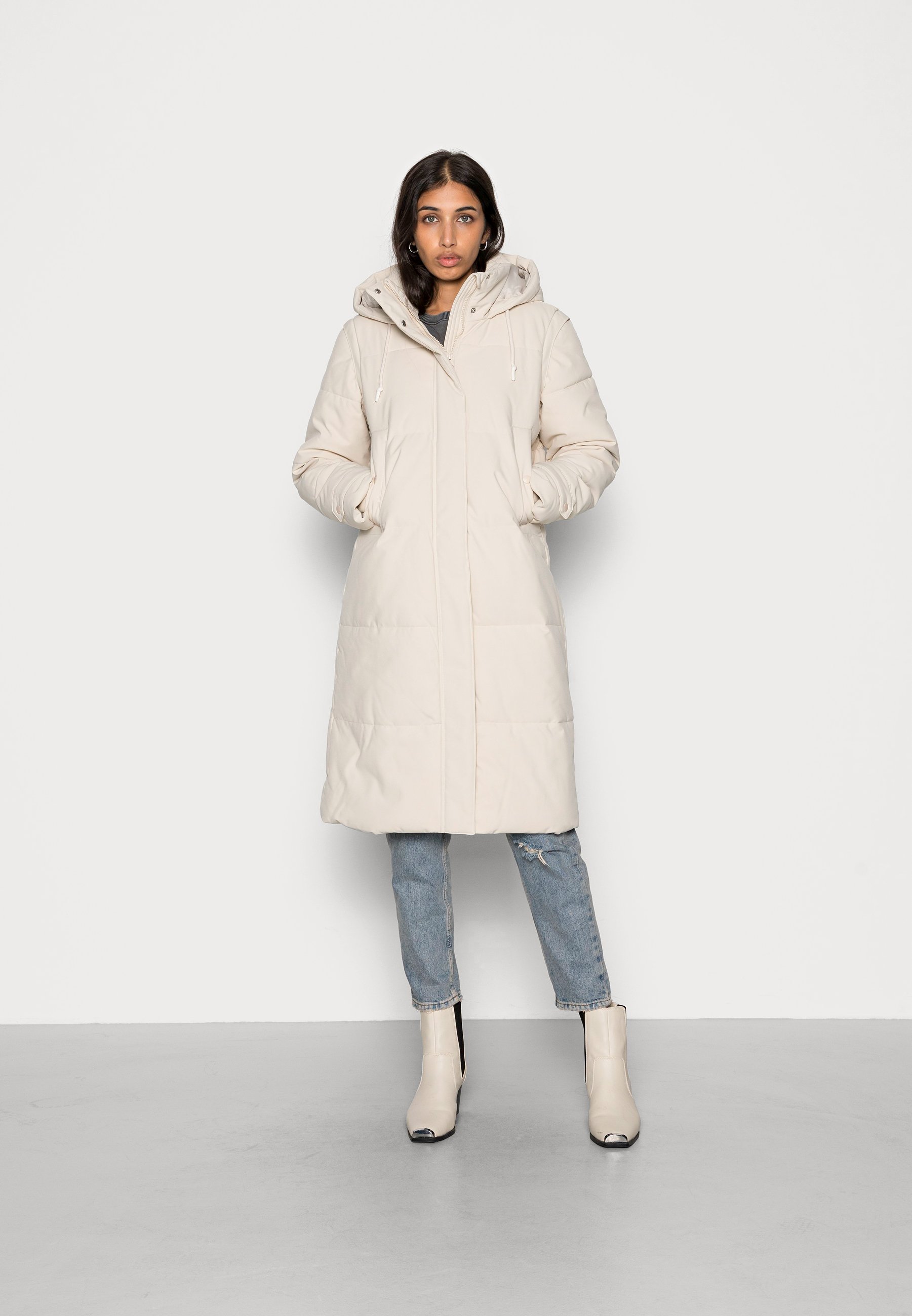 Vero Moda VMMARGARET LONG - Winterjas - oatmeal/beige - Zalando.nl