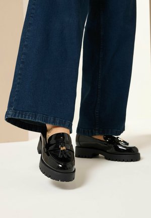 WIDE FIT LOAFERS - Slipper - black