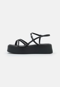 COURTNEY - Sandály s odděleným palcem - black