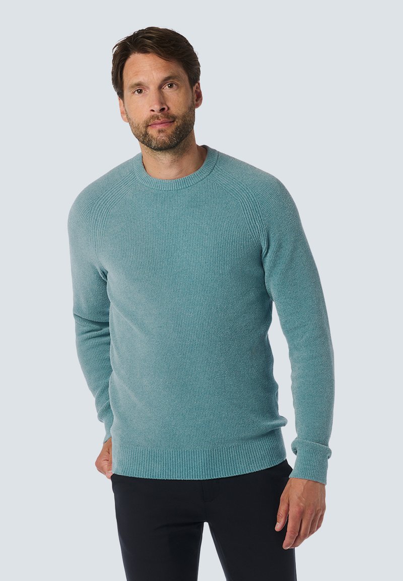 NO EXCESS ROUND NECK STRUCTURE AND SUPER SOFT TOUCH - Trui - blue