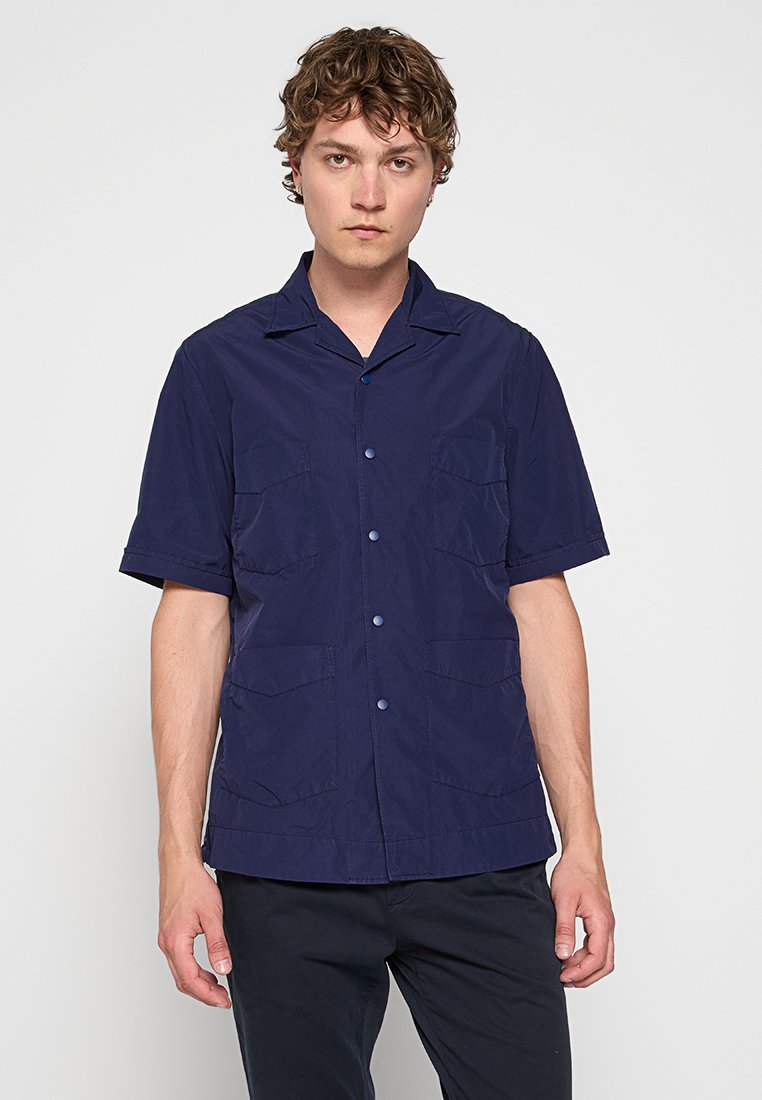 ASPESI Overhemd donkerblauw