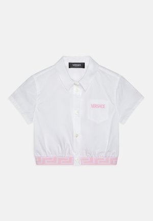 INFORMAL EMBROIDERY LOGO - Button-down blouse - white/pink