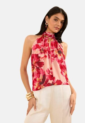 Friends Like These, Pluus - pink floral print