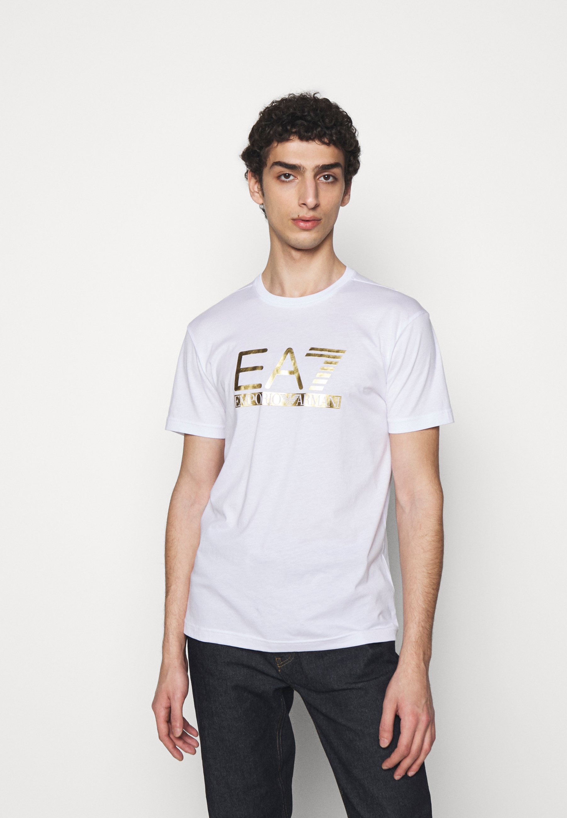 Ea7 armani t shirt white Clearance