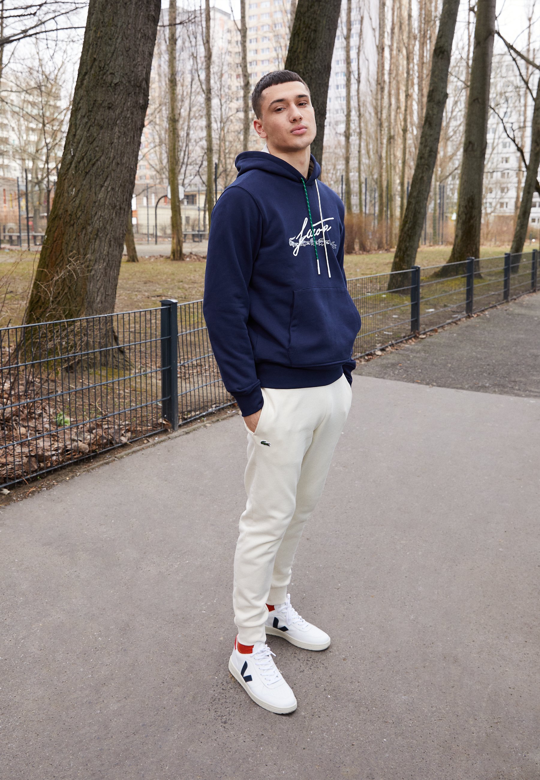 Lacoste Pantaloni sportivi - lapland/avorio - Zalando.it