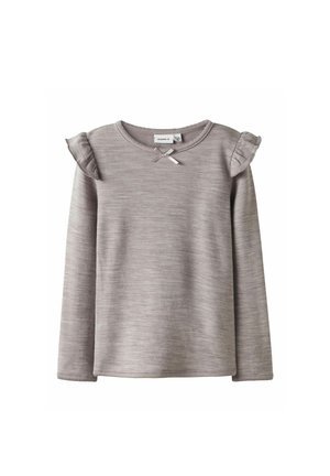 Name it MIT LANGEN ÄRMELN SLIM FIT - Strickpullover - satellite