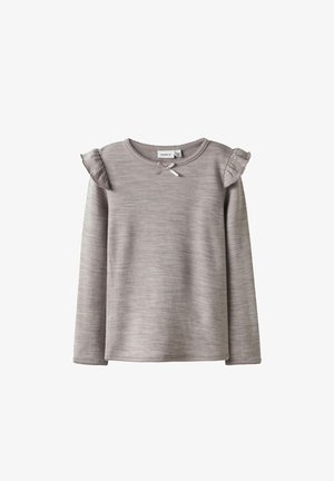 Name it MIT LANGEN ÄRMELN SLIM FIT - Džemper - satellite