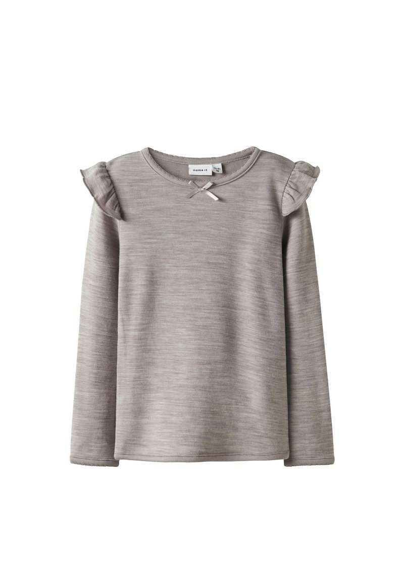 Name it MIT LANGEN ÄRMELN SLIM FIT - Pulover - satellite