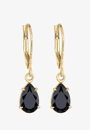 GLASS CRYSTAL - Korvakorut - black