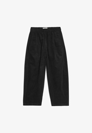 ARKET, ARKET CORDUROY BALLOON TROUSERS UNISEX - Pantalon classique - black