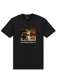 Henry Tiger WALLACE AND GROMIT GET THE KETTLE ON LAD GROMIT - Camiseta estampada - black
