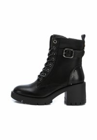 Carmela Botines con cordones - black