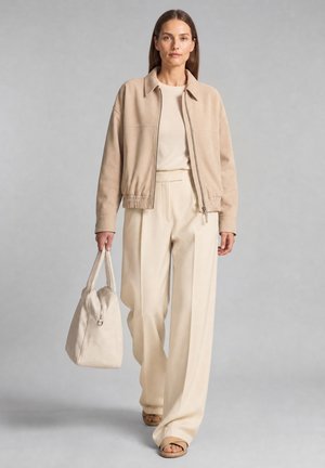 Ricano, VIVIANA - Læderjakker - beige velour