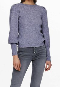 ONLY Stickad tröja - purple