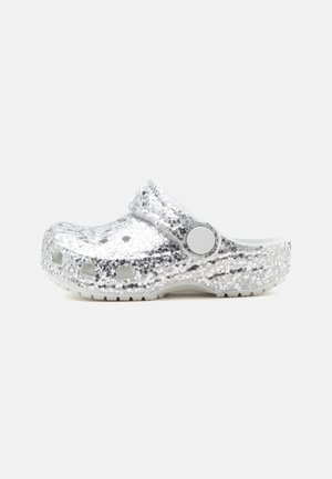 Crocs CLASSIC DAZZLE GLITTER - Hausschuh - silver-coloured