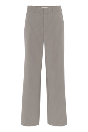 Gestuz JOELLE PINSTRIPE PANTS - Kelnės - rock ridge