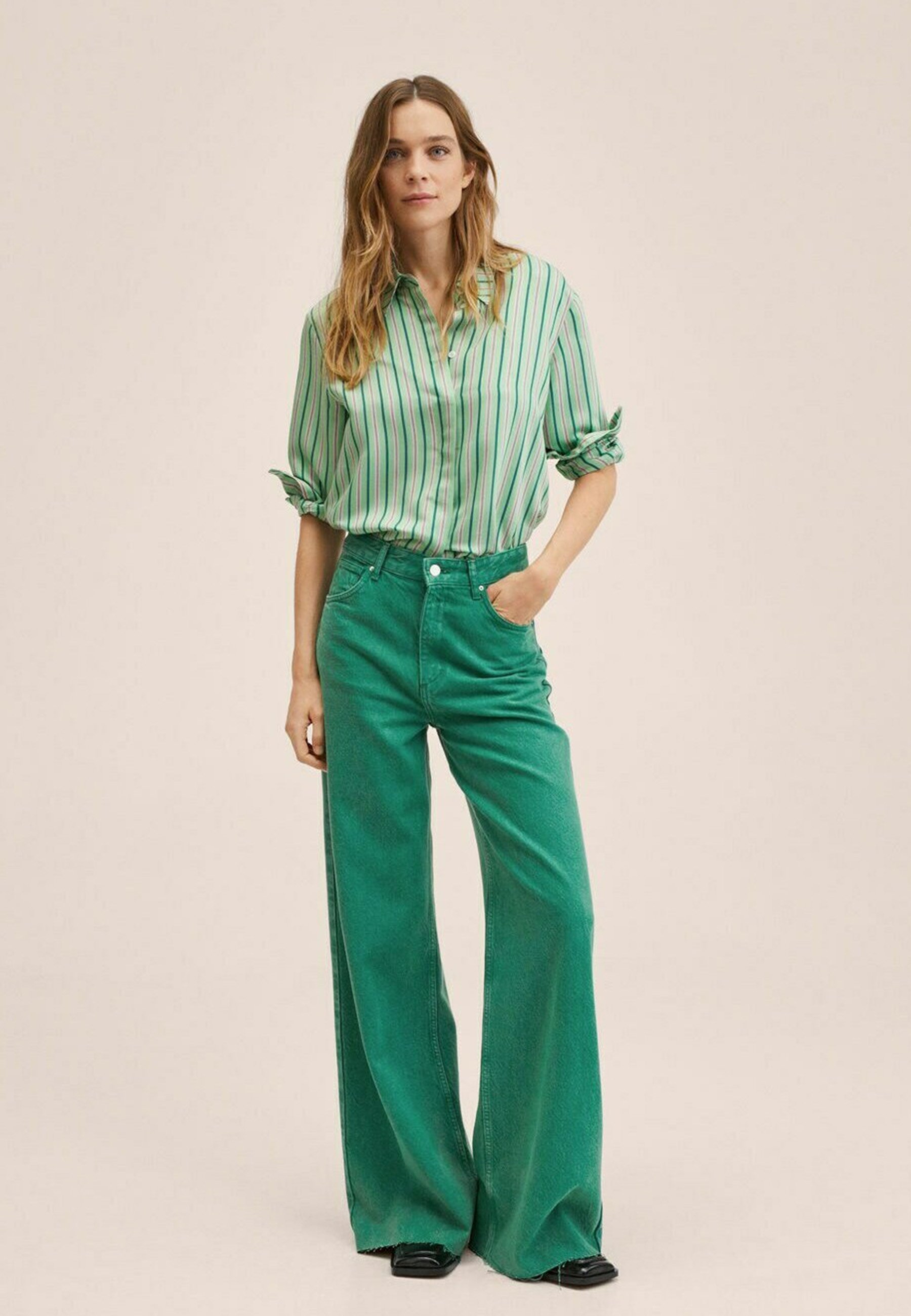 Mango CAMILA - Jeans a zampa - vert/verde - Zalando.it