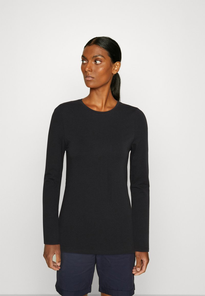 Marks & Spencer FITTED CREW Long sleeved top black Zalando.de