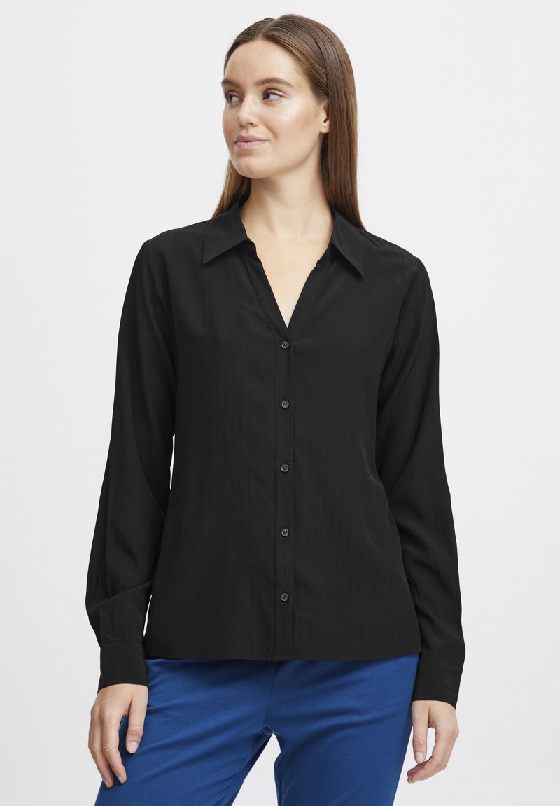 b.young - BYHUBBA - Overhemdblouse - black, Vergroten