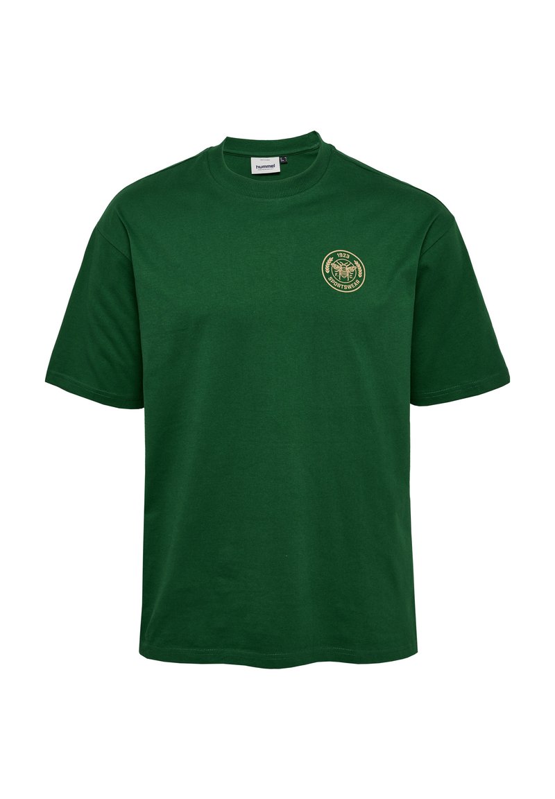 Hummel T-shirt print groen