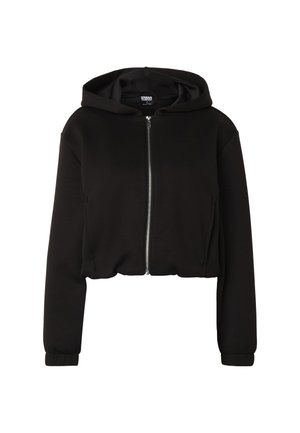 Urban Classics, LADIES SCUBA ZIP HOODIE - Sweatjakke - black