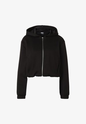 Urban Classics, LADIES SCUBA ZIP HOODIE - Sweatjakke - black