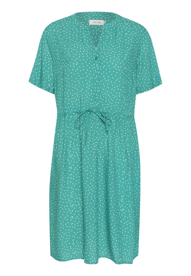 Cream Jurk groen