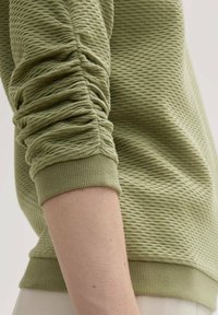 TOM TAILOR DENIM STRUCTURED - Sweatshirt - greyish green