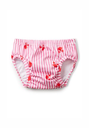STRIPED WITH CRABS - Bikinibroekje - pink
