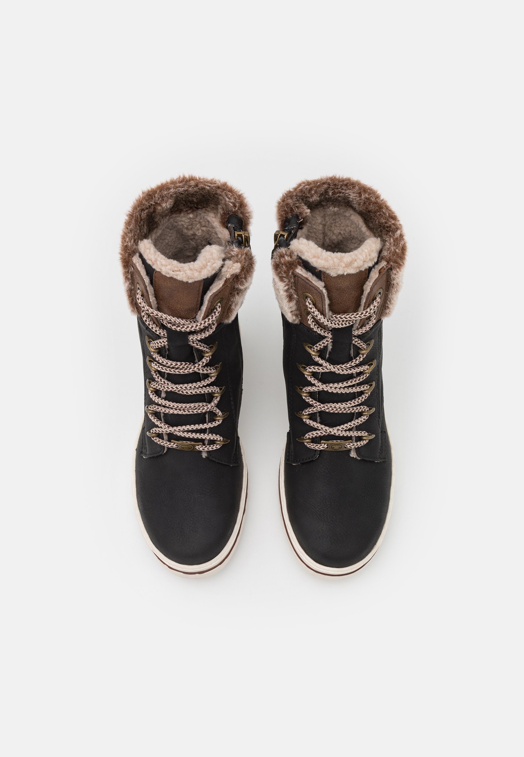 TOM TAILOR Snowboots - black/zwart - Zalando.be
