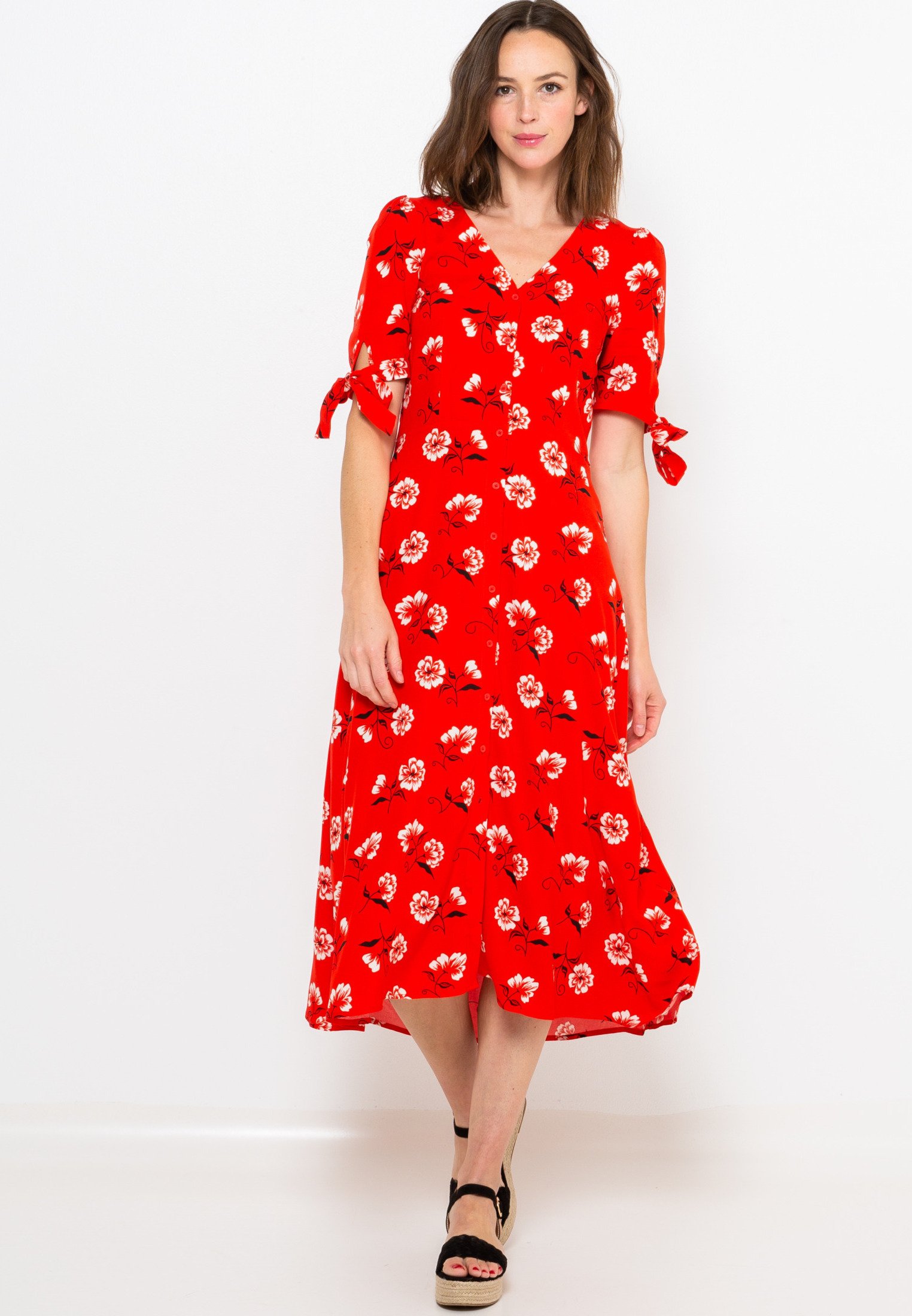 Robe rouge camaieu Clearance