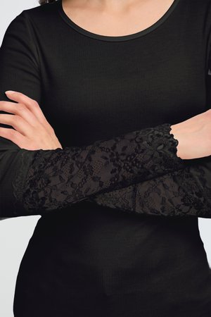 Fransa, FRANSA FRHIZAMOND TEE 19 - Langarmshirt - black