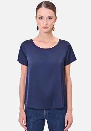 Rinascimento, BLUSA TINTA UNITA - T-shirt basic - blu navy